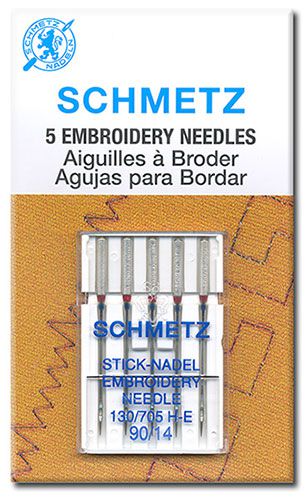 Schmetz Machine Embroidery Needles 75//11 and 90//14